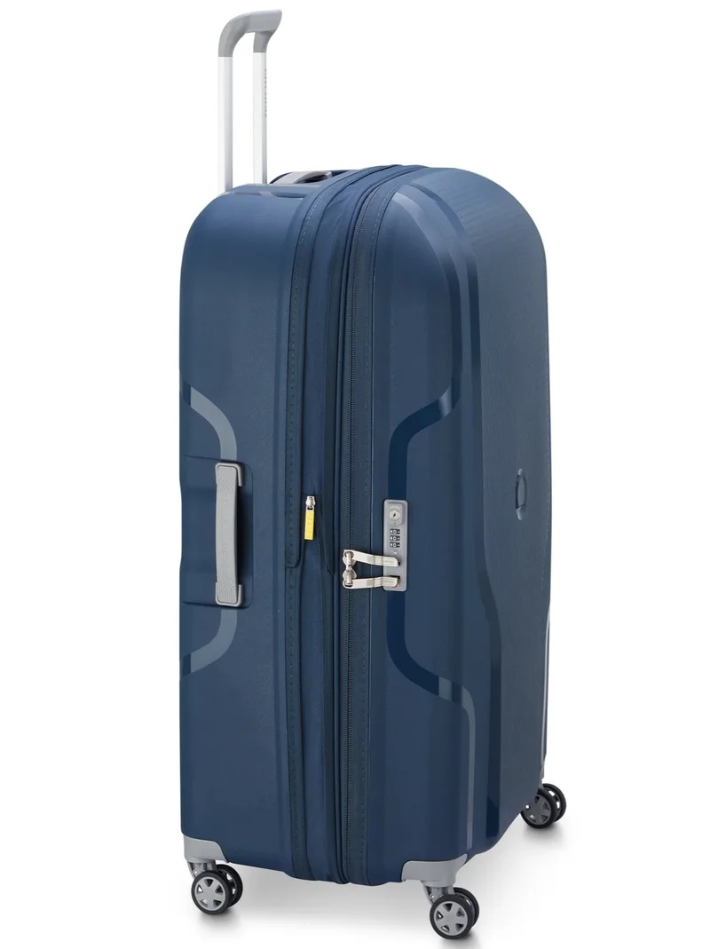 ديلسي _باريس حقيبة سفر كلافيل 83 سم بعجلات مزدوجة قابلة للتوسيع - أزرق جينز